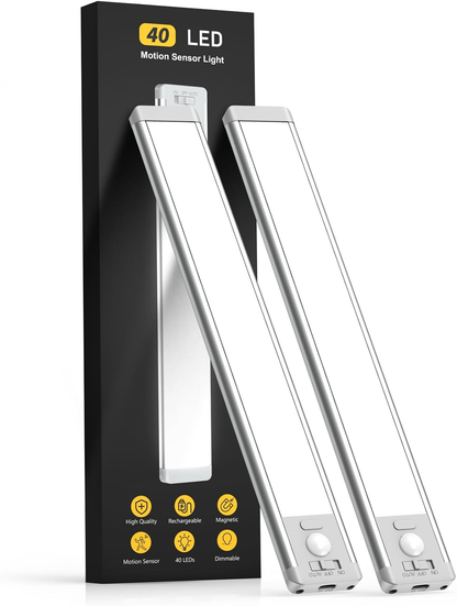 Motion Sensor Under Cabinet Lights (2-Pack)